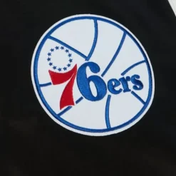 Apparel Mitchell & Ness Jackets & Outerwear-Team Origins Varsity Satin Jacket Philadelphia 76Ers