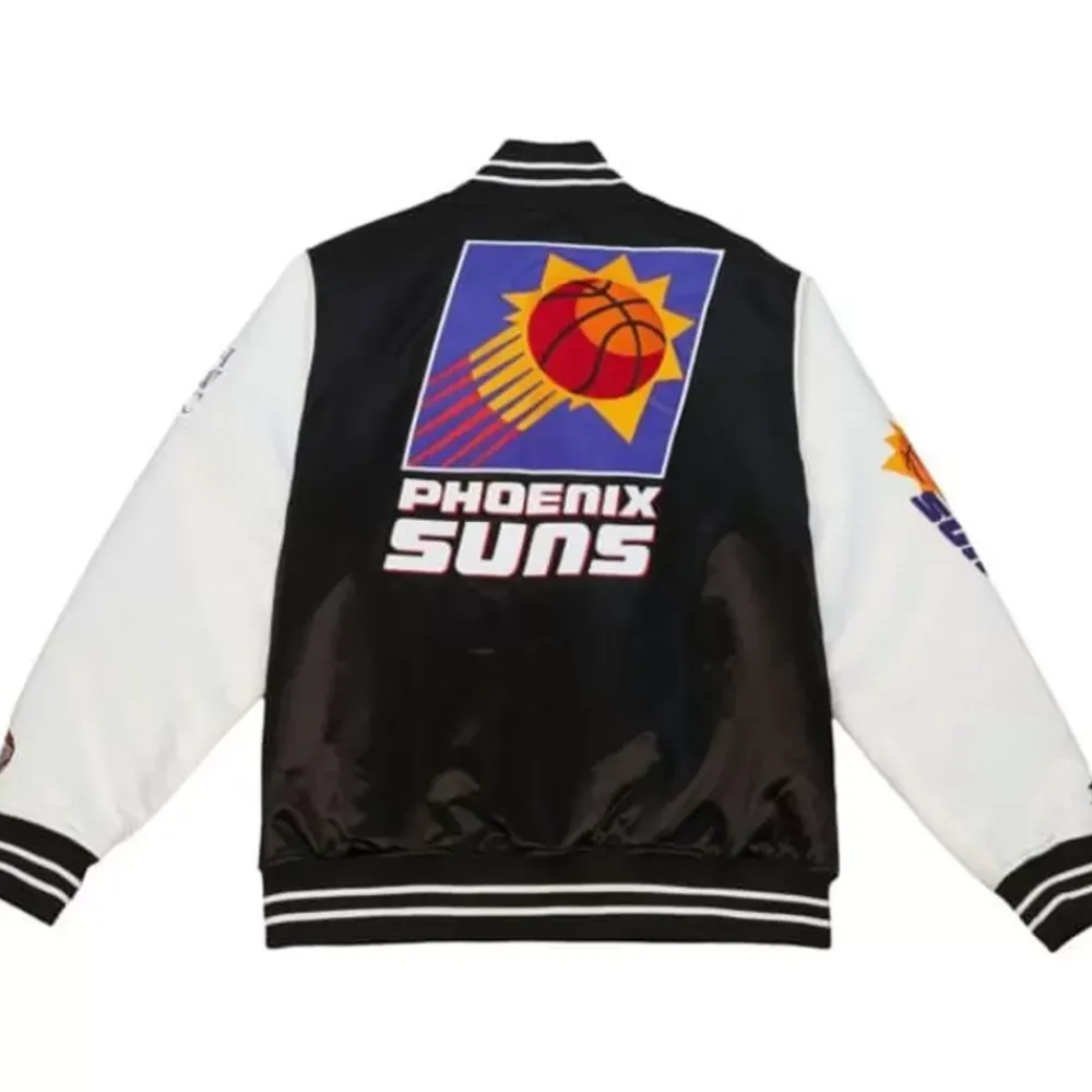 Apparel Mitchell & Ness Jackets & Outerwear-Team Origins Varsity Satin Jacket Phoenix Suns