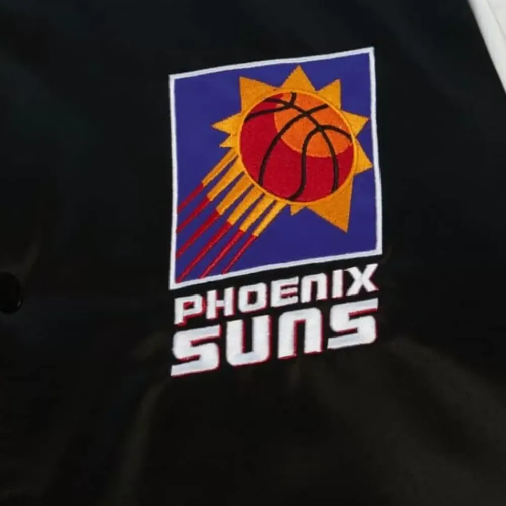 Apparel Mitchell & Ness Jackets & Outerwear-Team Origins Varsity Satin Jacket Phoenix Suns