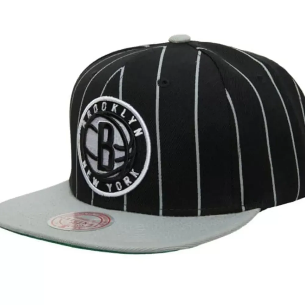 Headwear Mitchell & Ness -Team Pin Snapback Brooklyn Nets