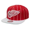 Headwear Mitchell & Ness -Team Pin Snapback Detroit Red Wings