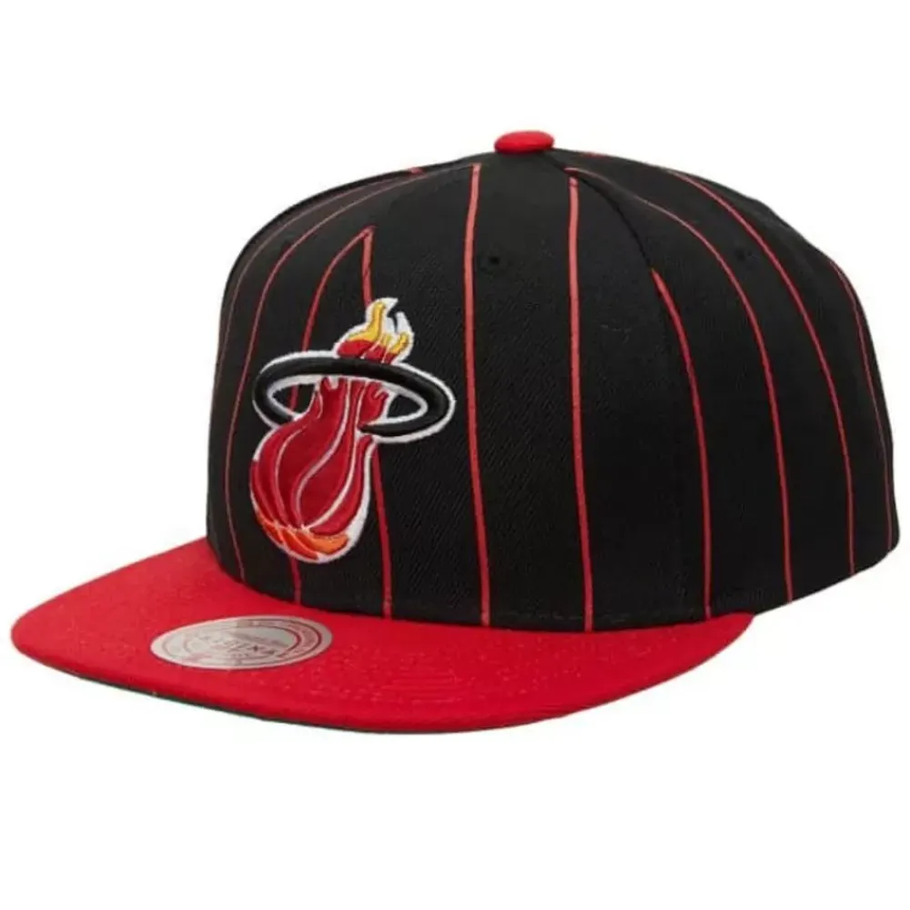 Headwear Mitchell & Ness -Team Pin Snapback Hwc Miami Heat