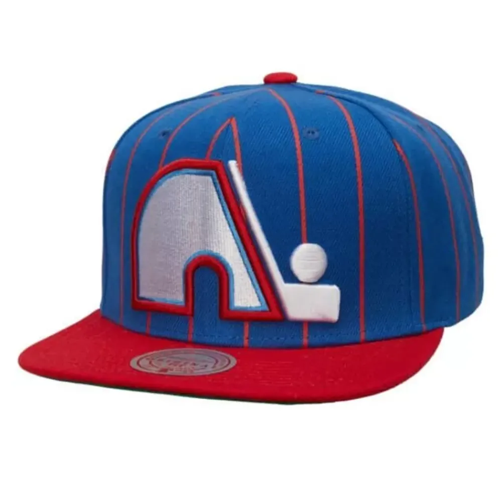 Headwear Mitchell & Ness -Team Pin Snapback Quebec Nordiques