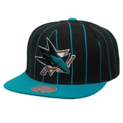 Headwear Mitchell & Ness -Team Pin Snapback San Jose Sharks