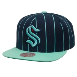 Headwear Mitchell & Ness -Team Pin Snapback Seattle Kraken