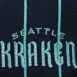 Headwear Mitchell & Ness -Team Pin Snapback Seattle Kraken