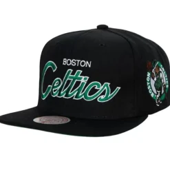 Headwear Mitchell & Ness -Team Script 2.0 Snapback Boston Celtics