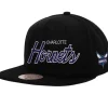 Headwear Mitchell & Ness -Team Script 2.0 Snapback Charlotte Hornets