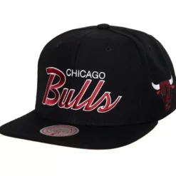 Headwear Mitchell & Ness -Team Script 2.0 Snapback Chicago Bulls