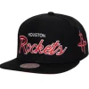 Headwear Mitchell & Ness -Team Script 2.0 Snapback Houston Rockets