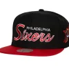 Headwear Mitchell & Ness -Team Script 2.0 Snapback Hwc Philadelphia 76Ers