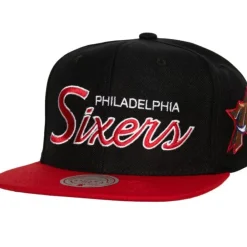 Headwear Mitchell & Ness -Team Script 2.0 Snapback Hwc Philadelphia 76Ers