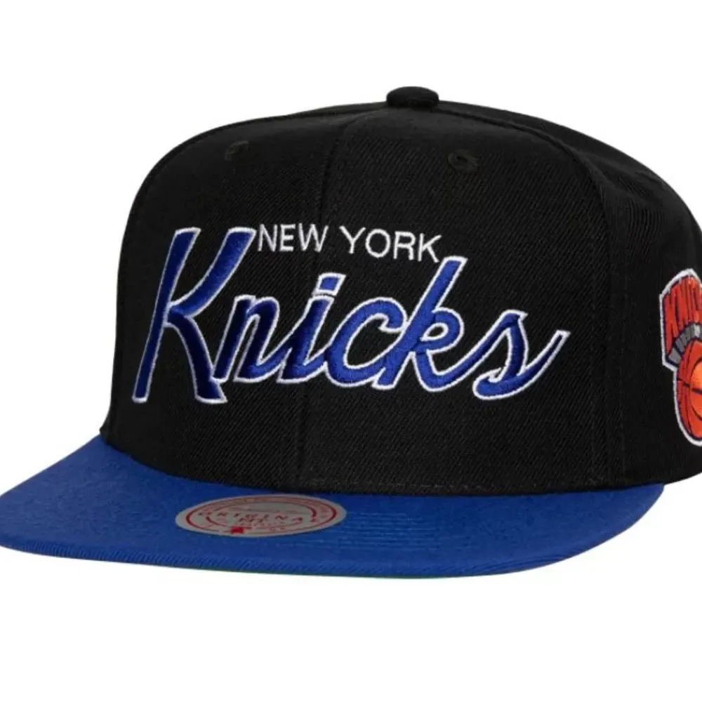 Headwear Mitchell & Ness -Team Script 2.0 Snapback Hwc New York Knicks