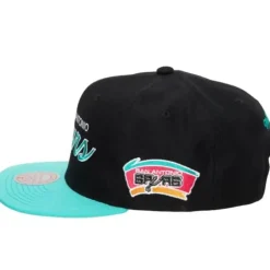 Headwear Mitchell & Ness -Team Script 2.0 Snapback Hwc San Antonio Spurs