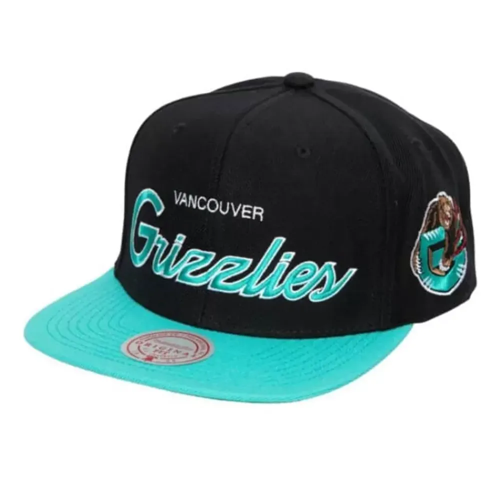 Headwear Mitchell & Ness -Team Script 2.0 Snapback Hwc Vancouver Grizzlies