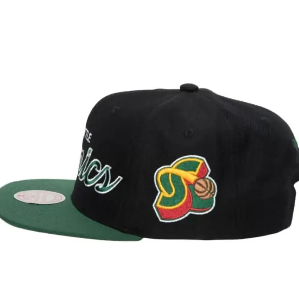 Headwear Mitchell & Ness -Team Script 2.0 Snapback Hwc Seattle Supersonics
