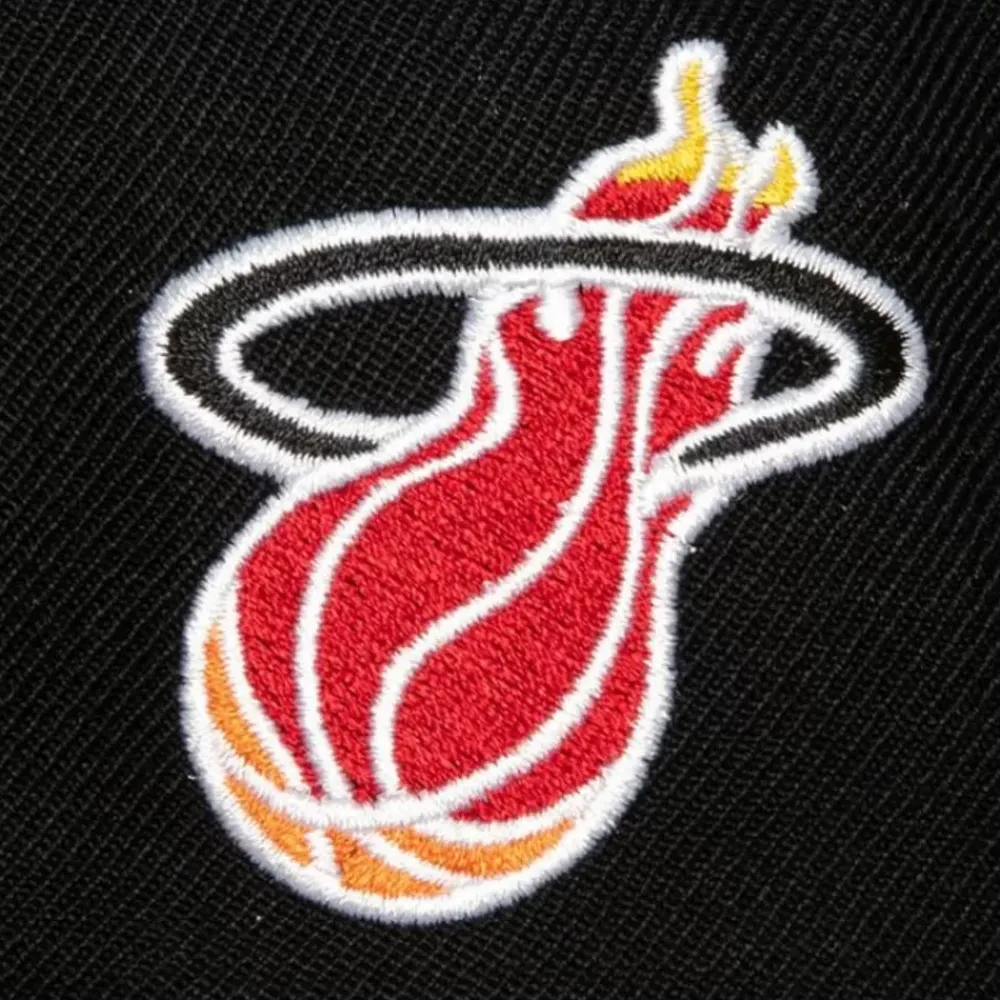 Headwear Mitchell & Ness -Team Script 2.0 Snapback Hwc Miami Heat