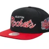 Headwear Mitchell & Ness -Team Script 2.0 Snapback Hwc Houston Rockets