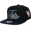 Headwear Mitchell & Ness -Team Script 2.0 Snapback Hwc New Jersey Nets