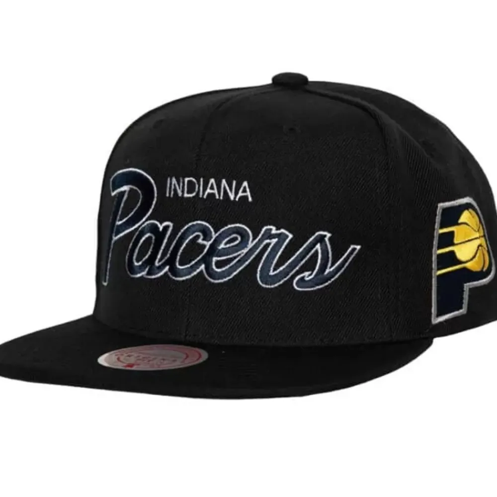 Headwear Mitchell & Ness -Team Script 2.0 Snapback Indiana Pacers