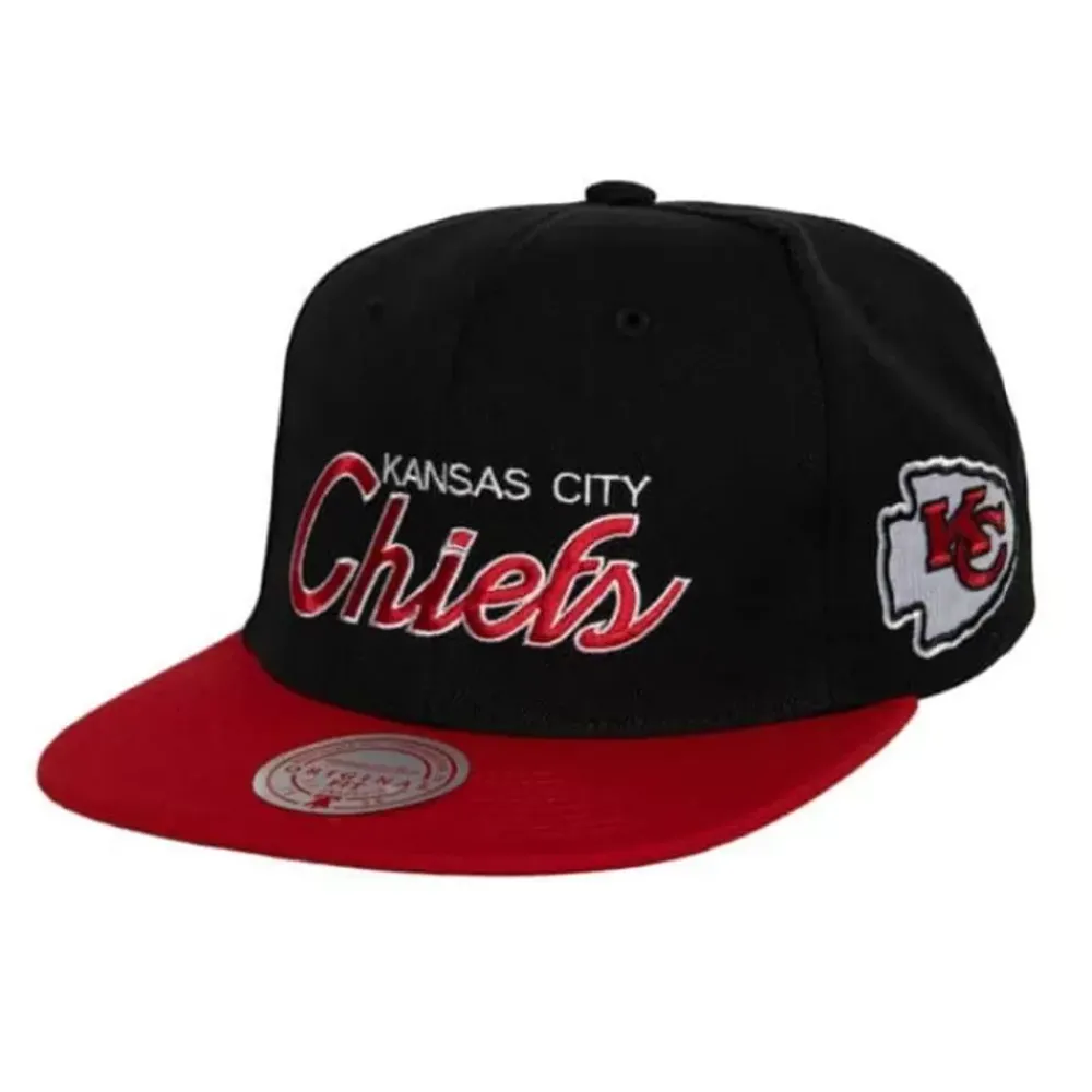 Headwear Mitchell & Ness -Team Script 2.0 Snapback Kansas City Chiefs