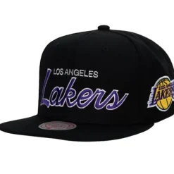 Headwear Mitchell & Ness -Team Script 2.0 Snapback Los Angeles Lakers