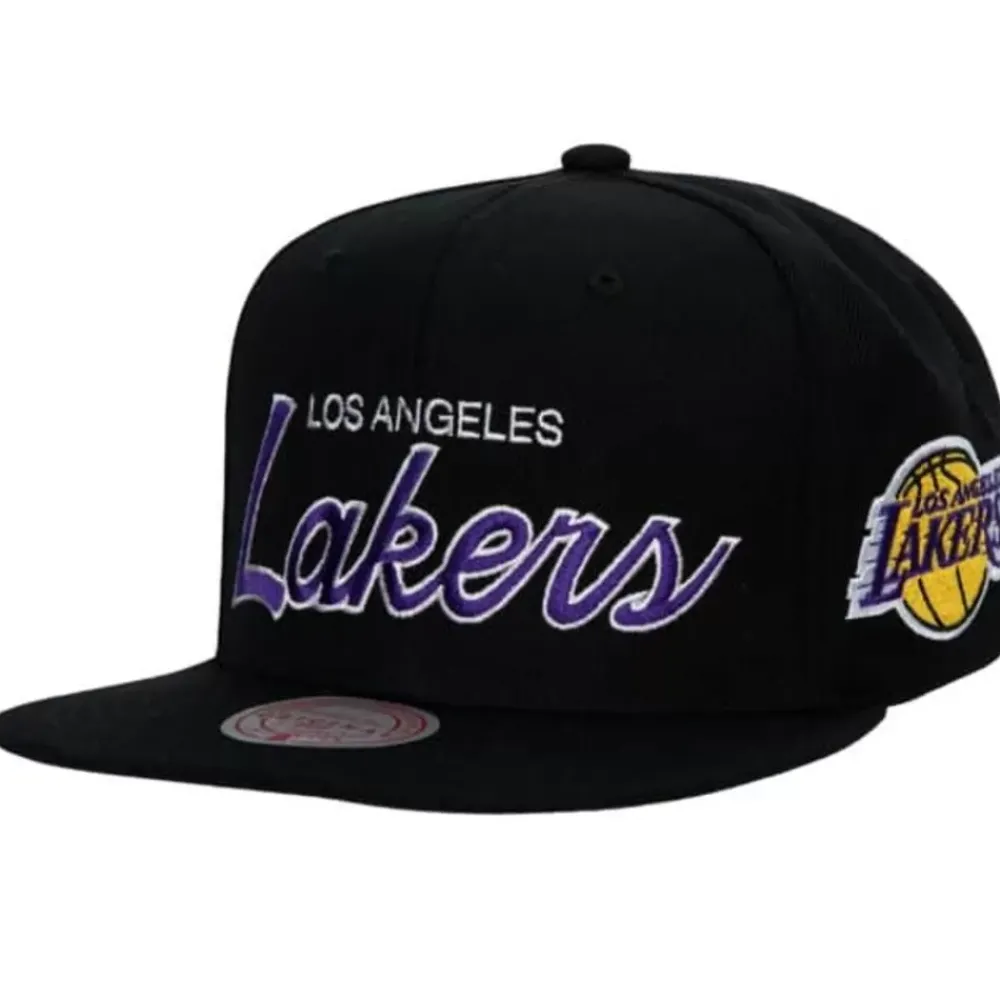 Headwear Mitchell & Ness -Team Script 2.0 Snapback Los Angeles Lakers