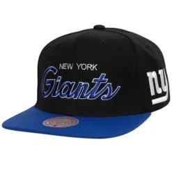 Headwear Mitchell & Ness -Team Script 2.0 Snapback New York Giants