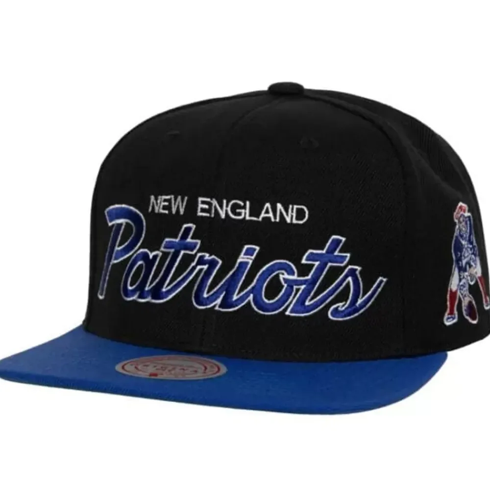 Headwear Mitchell & Ness -Team Script 2.0 Snapback New England Patriots