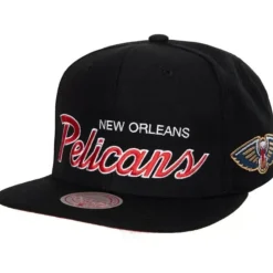 Headwear Mitchell & Ness -Team Script 2.0 Snapback New Orleans Pelicans