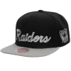 Headwear Mitchell & Ness -Team Script 2.0 Snapback Oakland Raiders