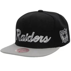 Headwear Mitchell & Ness -Team Script 2.0 Snapback Oakland Raiders