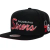 Headwear Mitchell & Ness -Team Script 2.0 Snapback Philadelphia 76Ers