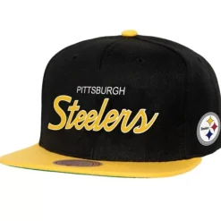 Headwear Mitchell & Ness -Team Script 2.0 Snapback Pittsburgh Steelers