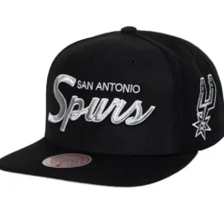 Headwear Mitchell & Ness -Team Script 2.0 Snapback San Antonio Spurs