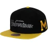 Headwear Mitchell & Ness -Team Script 2.0 Snapback University Of Michigan