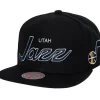 Headwear Mitchell & Ness -Team Script 2.0 Snapback Utah Jazz
