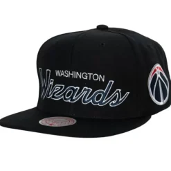 Headwear Mitchell & Ness -Team Script 2.0 Snapback Washington Wizards