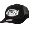 Headwear Mitchell & Ness -Team Seal Trucker Snapback Brooklyn Nets