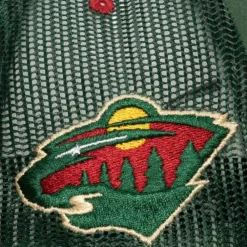 Headwear Mitchell & Ness -Team Seal Trucker Snapback Minnesota Wild