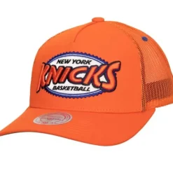 Headwear Mitchell & Ness -Team Seal Trucker Snapback Hwc New York Knicks