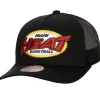 Headwear Mitchell & Ness -Team Seal Trucker Snapback Hwc Miami Heat