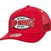Headwear Mitchell & Ness -Team Seal Trucker Snapback Vintage Detroit Red Wings