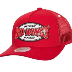 Headwear Mitchell & Ness -Team Seal Trucker Snapback Vintage Detroit Red Wings