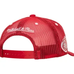 Headwear Mitchell & Ness -Team Seal Trucker Snapback Vintage Detroit Red Wings