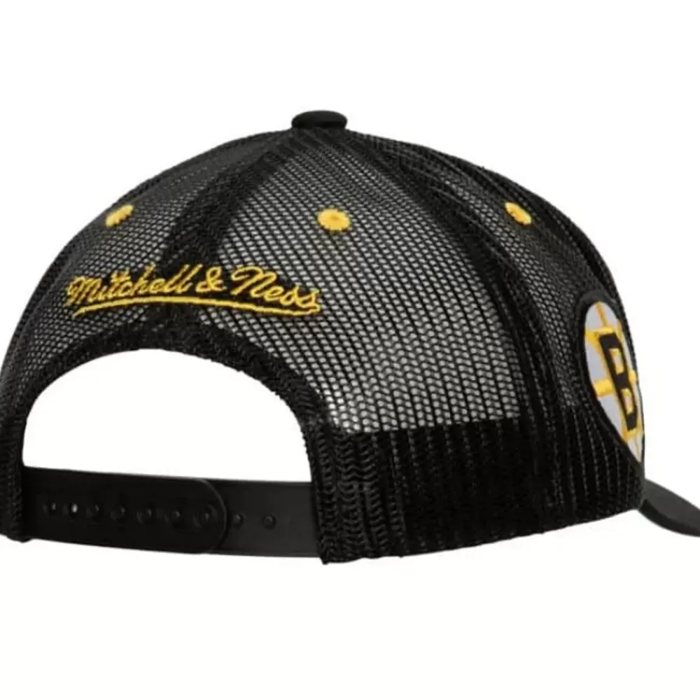 Headwear Mitchell & Ness -Team Seal Trucker Snapback Vintage Boston Bruins
