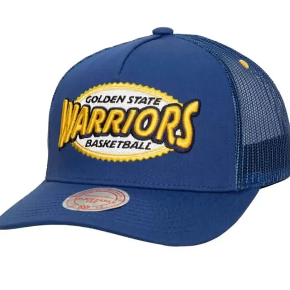 Headwear Mitchell & Ness -Team Seal Trucker Snapback Hwc Golden State Warriors