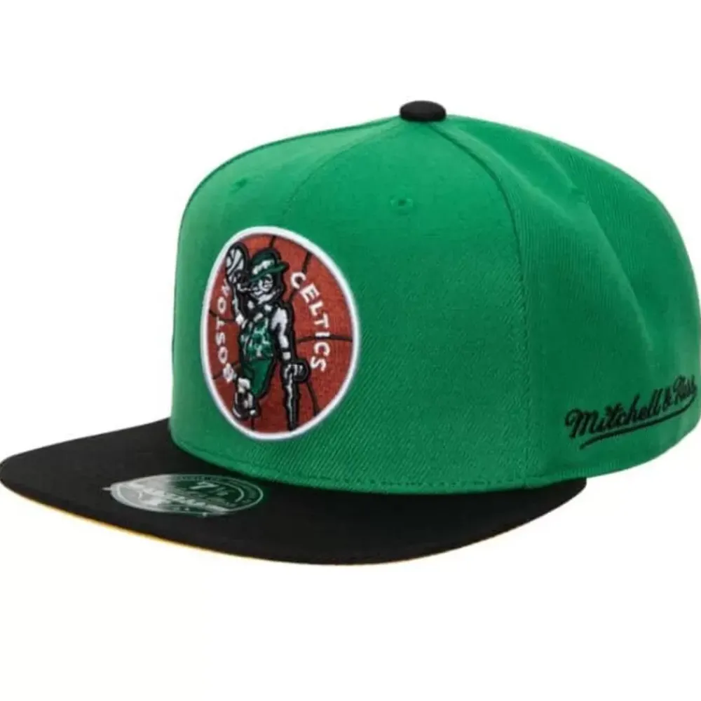 Headwear Mitchell & Ness -Team Side Fitted Hwc Boston Celtics