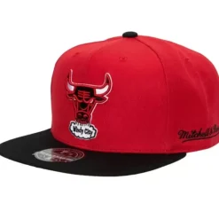 Headwear Mitchell & Ness -Team Side Fitted Hwc Chicago Bulls