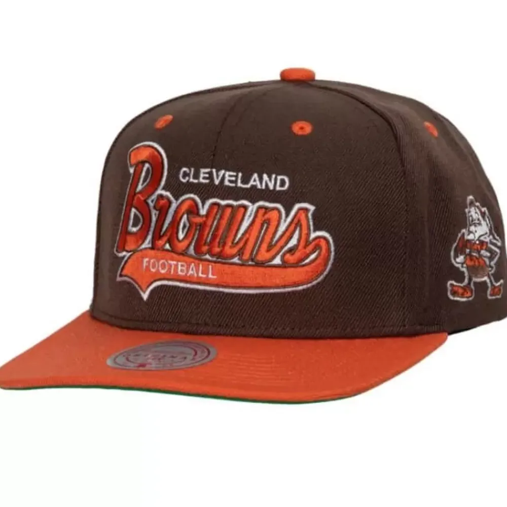 Headwear Mitchell & Ness -Team Tailsweep Snapback Cleveland Browns